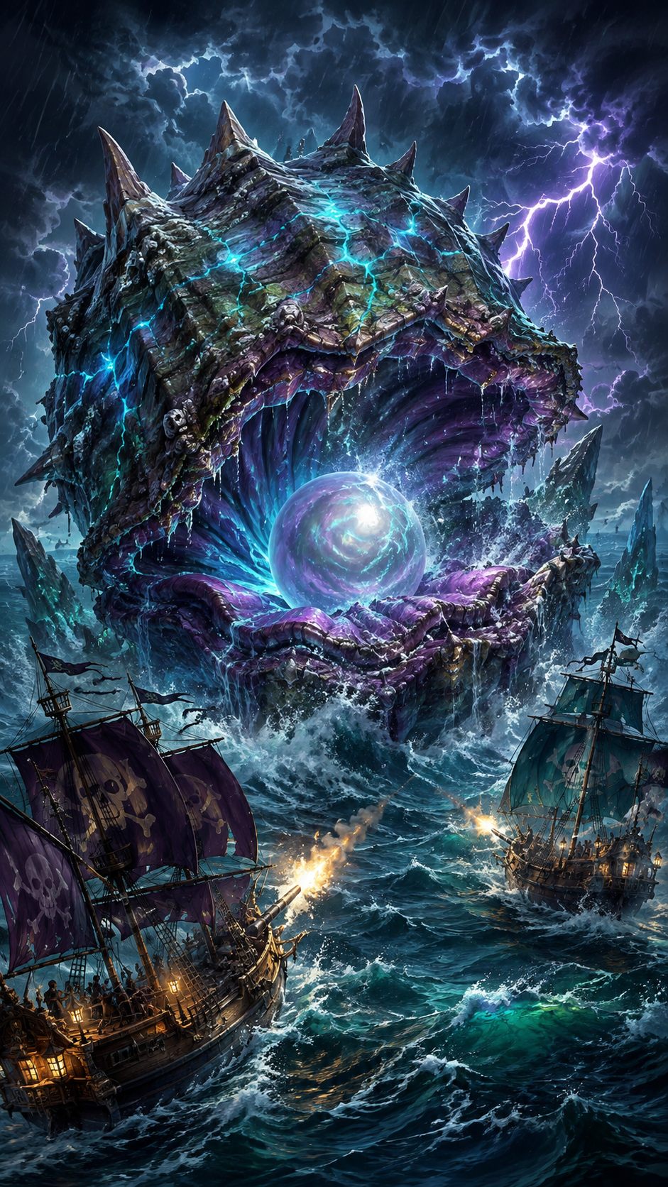 The Clam fleet boss mode card art